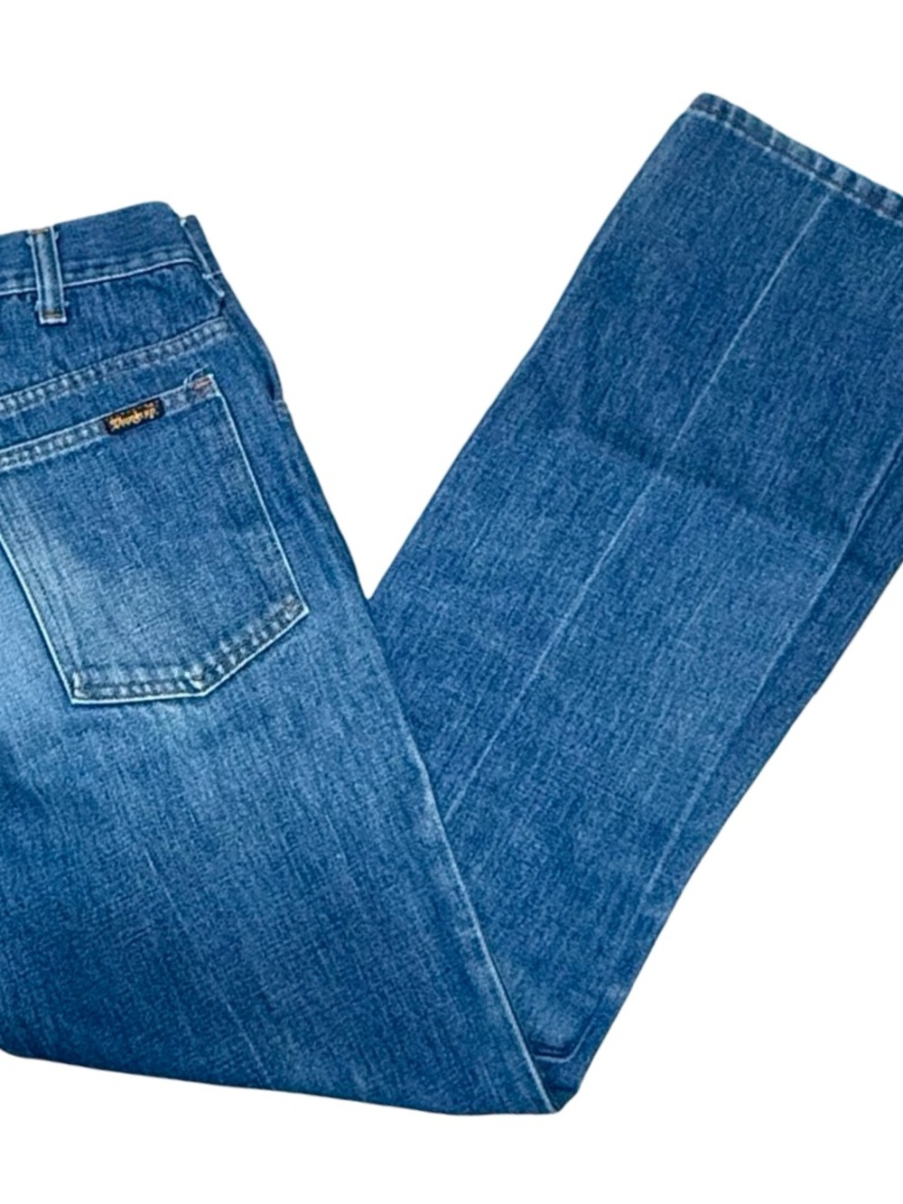 Vintage 1970s Sears Thumbs Up High Waist Straight Women’s Jeans Size 26